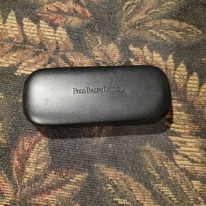 Polo Ralph Lauren black eyeglasses case